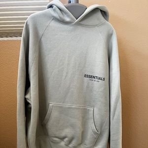 Fear of God Essentials - SSENSE Exclusive Green Pullover Hoodie - Small